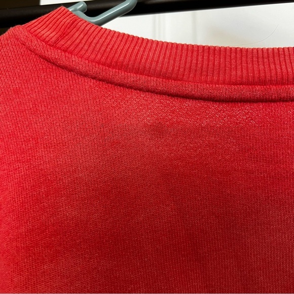 Time and Tru High-Low Hem Crewneck Sweatshirt Women's Size 3XL Pullover Orange - Picture 8 of 8